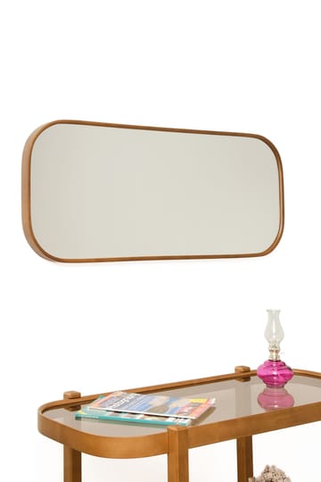 Alaswa Byrå- och spegelset (2 delar) 103x85x42 cm - valnöt transparent - Möbler - Sovrum - Möbelset för sovrum