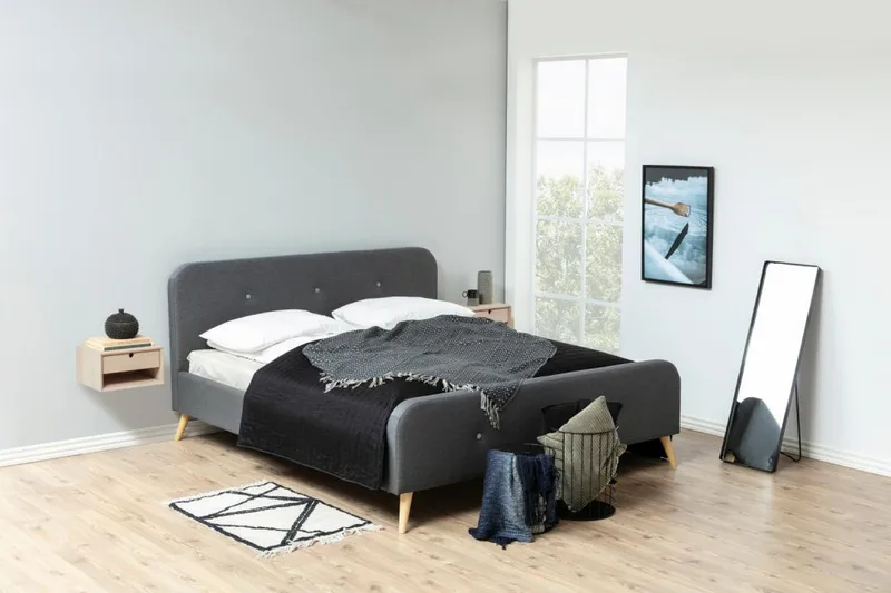 Alice Sängbord 32 cm - Vit - Möbler - Sovrum - Sängbord