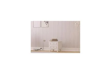 Alwen Sängbord 45 cm - Matt Vit - Möbler - Sovrum - Sängbord