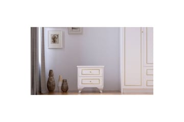 Alwen Sängbord 45 cm - Matt Vit - Möbler - Sovrum - Sängbord