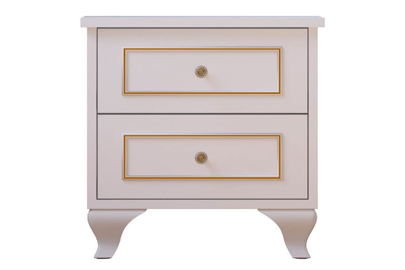 Alwen Sängbord 45 cm - Matt Vit - Möbler - Sovrum - Sängbord