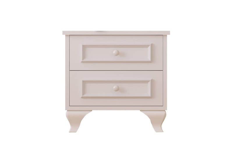 Alwen Sängbord 45 cm - Matt Vit - Möbler - Sovrum - Sängbord