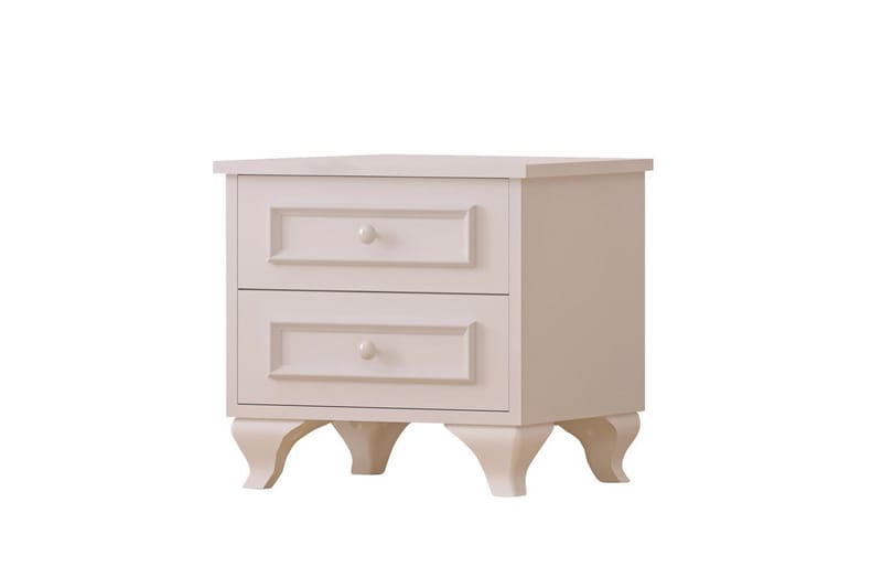 Alwen Sängbord 45 cm - Matt Vit - Möbler - Sovrum - Sängbord
