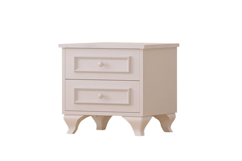 Alwen Sängbord 45 cm - Matt Vit - Möbler - Sovrum - Sängbord