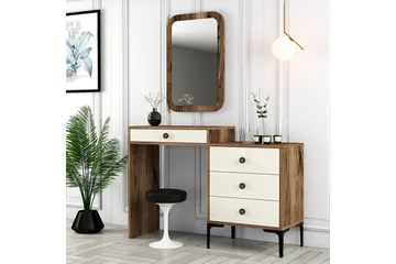 Ameias Möbelset För Sovrum Brun/Beige - Hanah Home - Möbler - Sovrum - Möbelset för sovrum