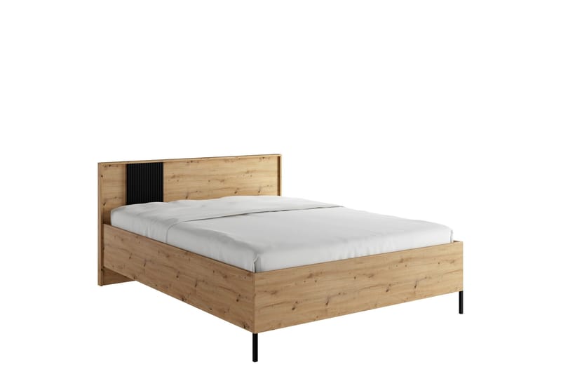 Amelus Sängram 160x200 cm, Brun