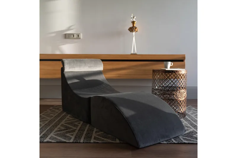 Antigua Dagbädd med Rygg 50 cm - Antracit - Möbler - Sovrum - Dagbäddar