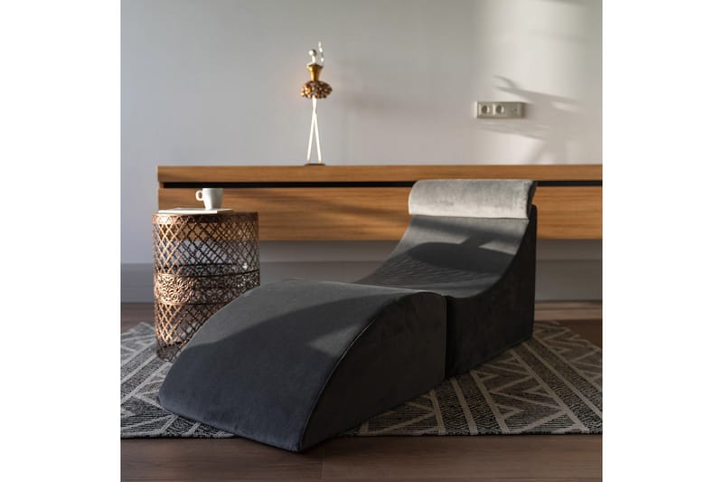 Antigua Dagbädd med Rygg 50 cm - Antracit - Möbler - Sovrum - Dagbäddar