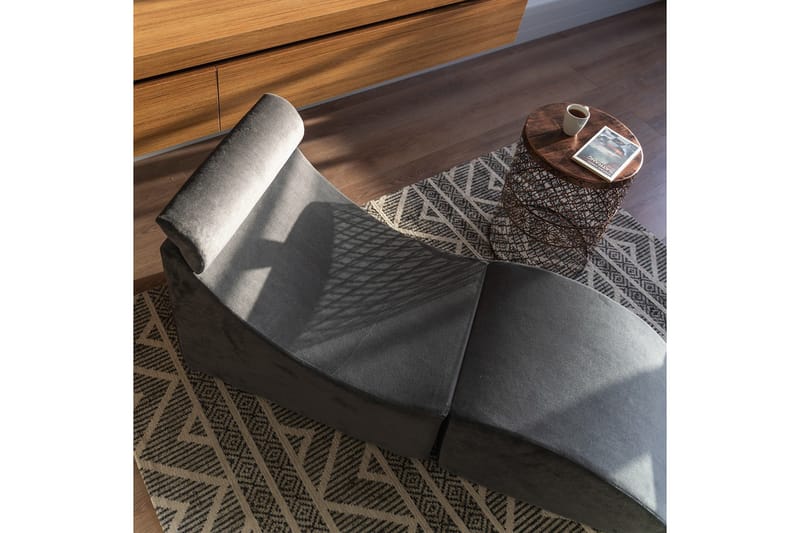 Antigua Dagbädd med Rygg 50 cm - Antracit - Möbler - Sovrum - Dagbäddar