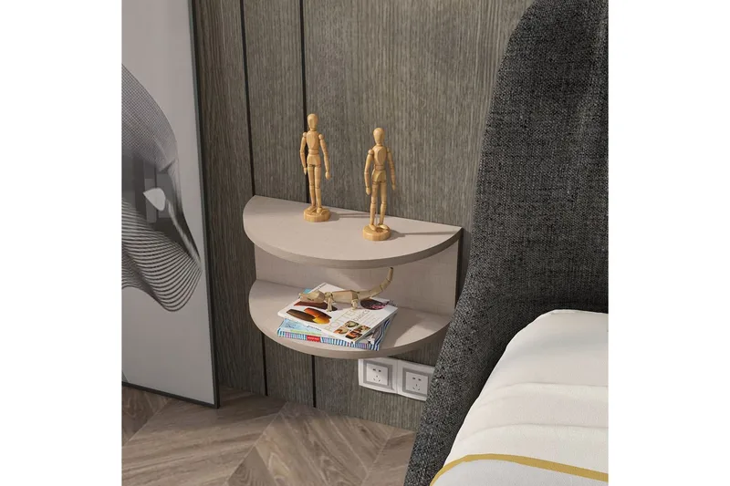 Antigua Sängbord 45 cm - Beige - Möbler - Sovrum - Sängbord