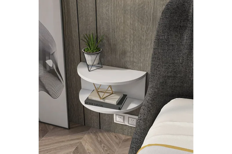 Antigua Sängbord 45 cm - Vit - Möbler - Sovrum - Sängbord