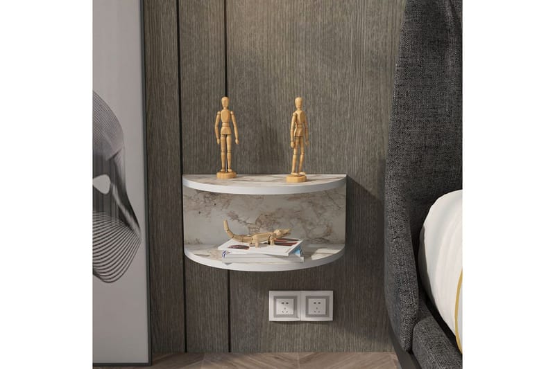 Antigua Sängbord 45 cm - Vit - Möbler - Sovrum - Sängbord