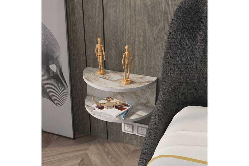 Antigua Sängbord 45 cm - Vit - Möbler - Sovrum - Sängbord