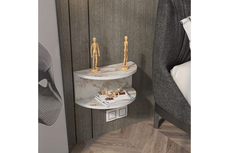 Antigua Sängbord 45 cm - Vit - Möbler - Sovrum - Sängbord