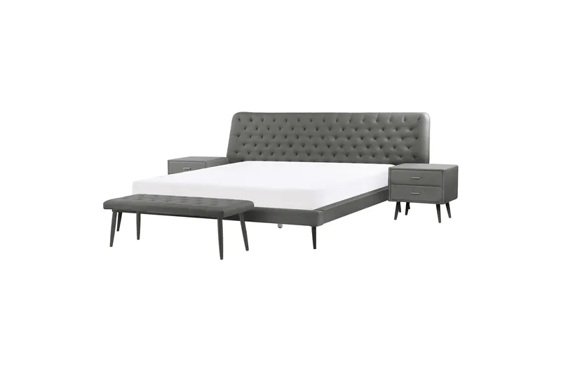 Aranne Möbelset För Sovrum - Grå - Möbler - Sovrum - Möbelset för sovrum