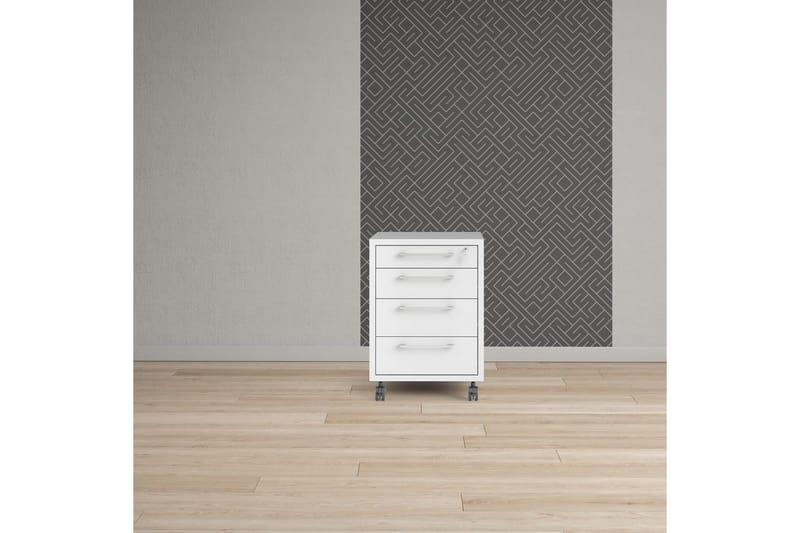 Astric Sängbord 48,2 cm - Vit - Möbler - Sovrum - Sängbord