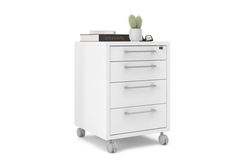 Astric Sängbord 48,2 cm - Vit - Möbler - Sovrum - Sängbord