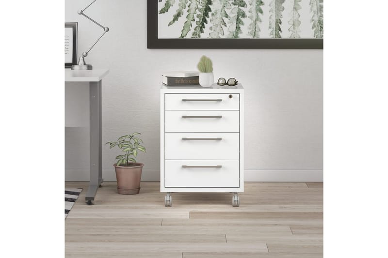 Astric Sängbord 48,2 cm - Vit - Möbler - Sovrum - Sängbord