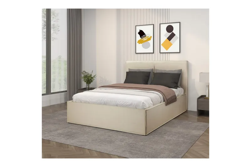 Avignon Sängram 140x200 cm - Vit - Möbler - Sovrum - Sängram & sängstomme