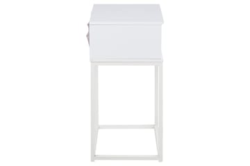Azelia Sängbord 30 cm - Vit - Möbler - Sovrum - Sängbord