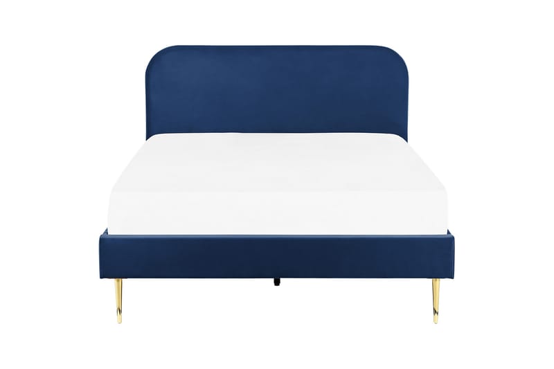 Baako Sängram 140x200 cm - Blå/Guld - Möbler - Sovrum - Sängram & sängstomme