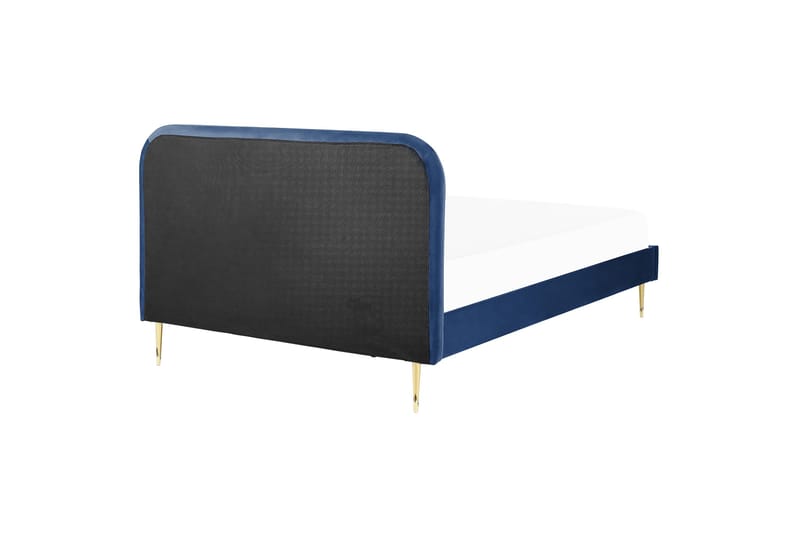 Baako Sängram 140x200 cm - Blå/Guld - Möbler - Sovrum - Sängram & sängstomme