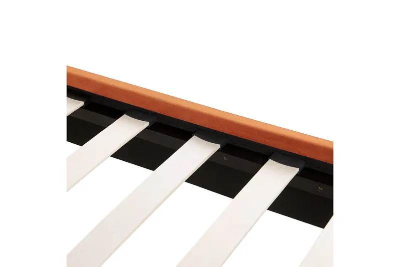 Baako Sängram 140x200 cm - Orange/Guld - Möbler - Sovrum - Sängram & sängstomme