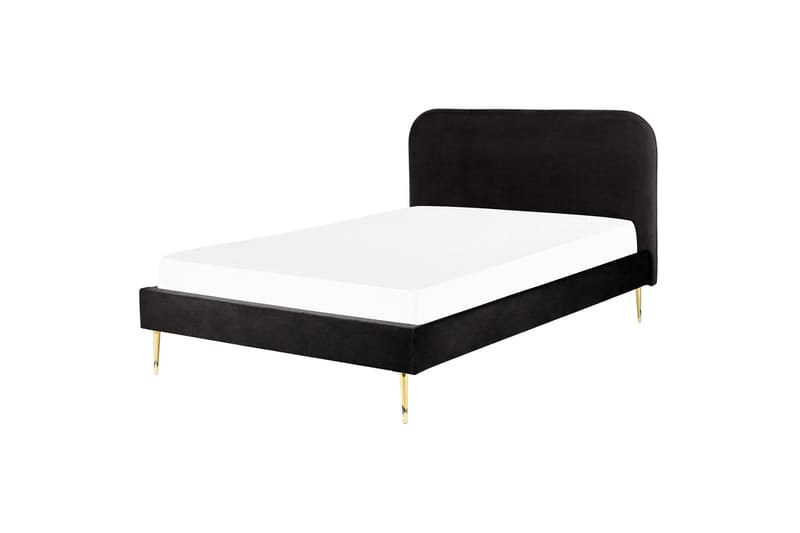 Baako Sängram 140x200 cm - Svart/Guld - Möbler - Sovrum - Sängram & sängstomme