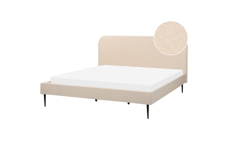 Baako Sängram 180x200 cm - Beige/Svart - Möbler - Sovrum - Sängram & sängstomme