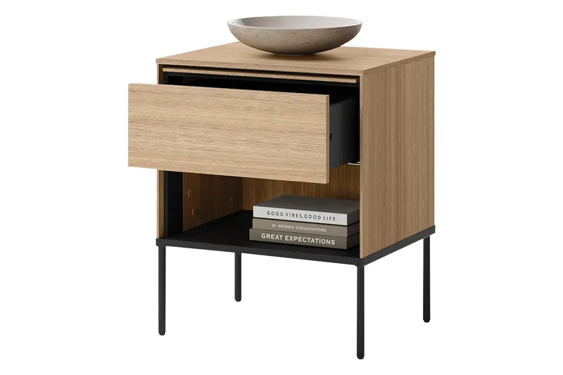 Basici Sängbord 51 cm - Brun - Möbler - Sovrum - Sängbord