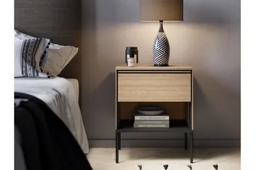 Basici Sängbord 51 cm - Brun - Möbler - Sovrum - Sängbord