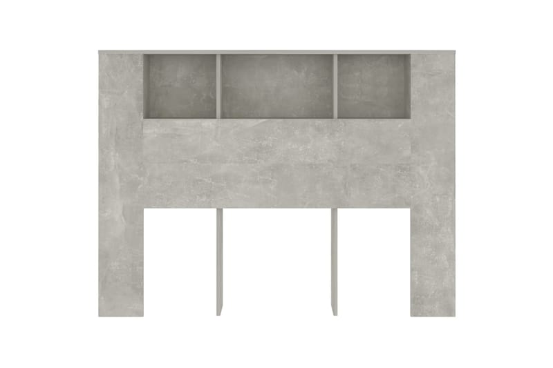 beBasic Huvudgavel med förvaring betonggrå 140x18,5x104,5 cm - Möbler - Sovrum - Sänggavlar