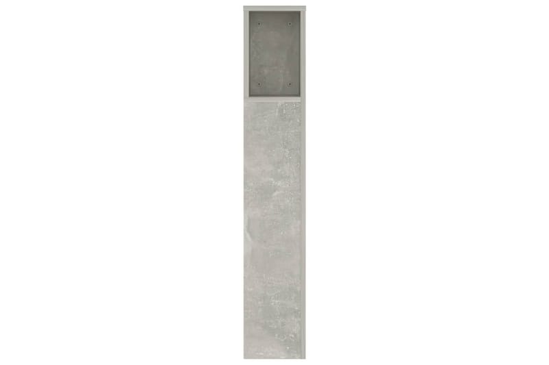 beBasic Huvudgavel med förvaring betonggrå 140x18,5x104,5 cm - Möbler - Sovrum - Sänggavlar