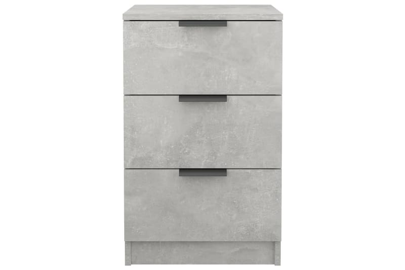 beBasic Sängbord 2 st betonggrå 40x36x65 cm - Möbler - Sovrum - Sängbord