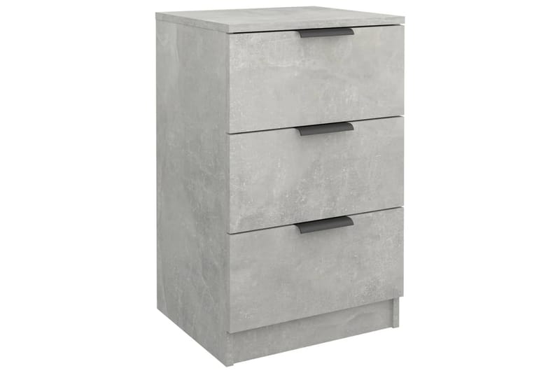 beBasic Sängbord 2 st betonggrå 40x36x65 cm - Möbler - Sovrum - Sängbord