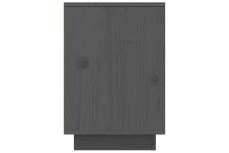 beBasic Sängbord 2 st grå 50x34x50 cm massivt furuträ - Sängbord - Bord