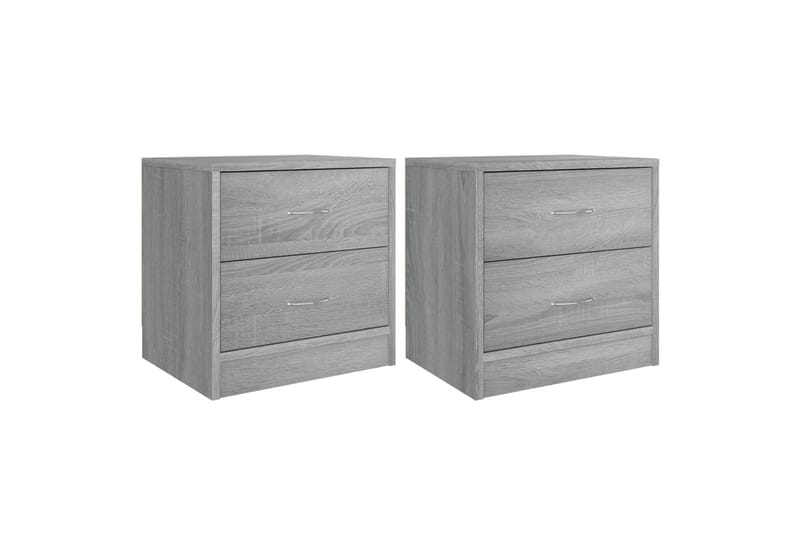 beBasic Sängbord 2 st grå sonoma 40x30x40 cm konstruerat trä - Möbler - Sovrum - Sängbord