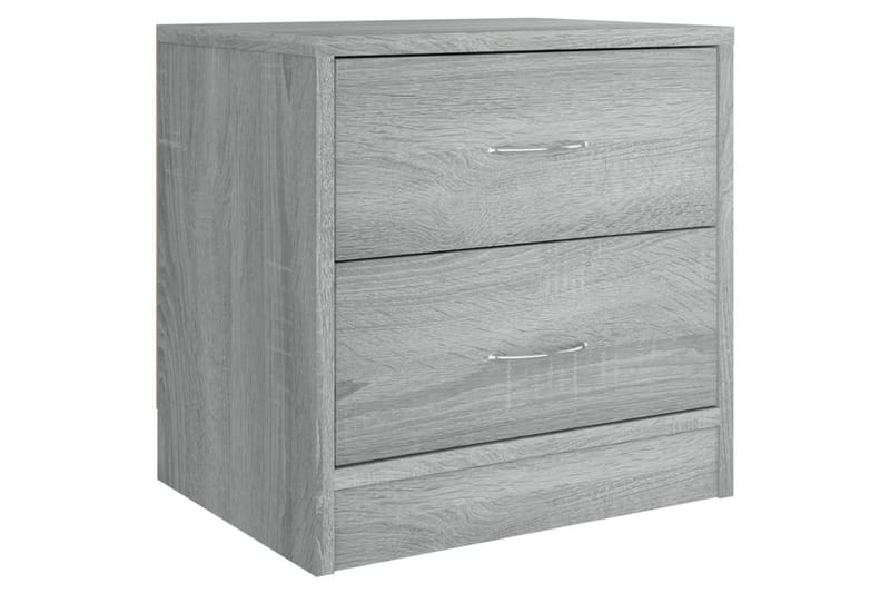 beBasic Sängbord 2 st grå sonoma 40x30x40 cm konstruerat trä - Möbler - Sovrum - Sängbord