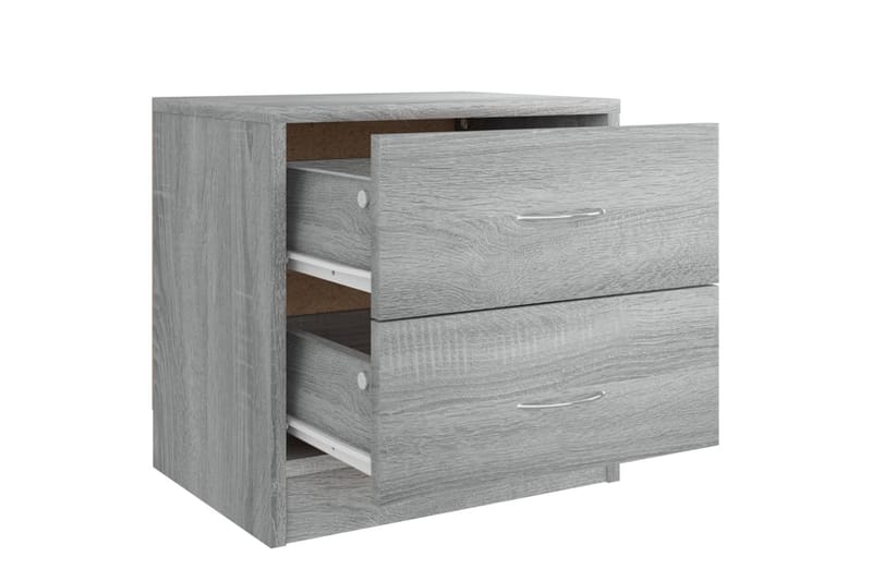 beBasic Sängbord 2 st grå sonoma 40x30x40 cm konstruerat trä - Möbler - Sovrum - Sängbord