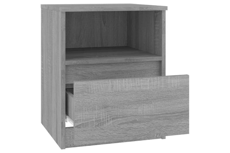 beBasic Sängbord 2 st grå sonoma 40x40x50 cm konstruerat trä - Sängbord - Bord