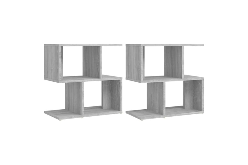 beBasic Sängbord 2 st grå sonoma 50x30x51,5 cm konstruerat trä - Möbler - Sovrum - Sängbord