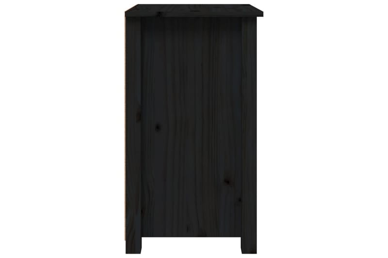 beBasic Sängbord 2 st svart 40x35x61,5 cm massiv furu - Möbler - Sovrum - Sängbord