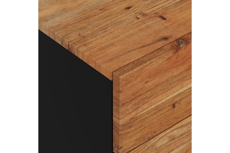 beBasic Sängbord 50x33x60 cm massivt akaciaträ och konstruerat trä - Sängbord - Bord