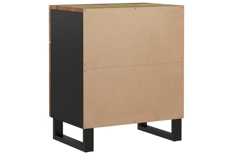 beBasic Sängbord 50x33x60 cm massivt återvunnet och konstruerat trä - Möbler - Sovrum - Sängbord
