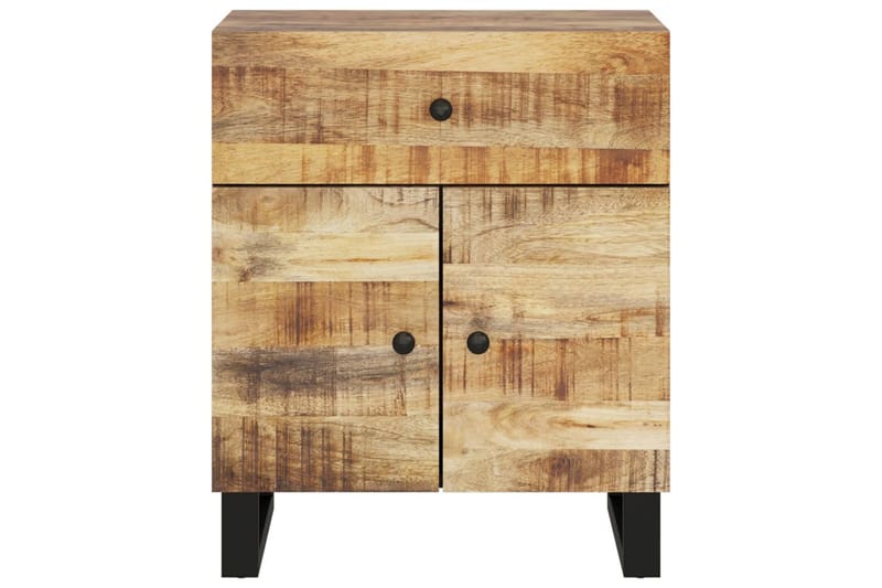 beBasic Sängbord 50x33x60 cm massivt mangoträ och konstruerat trä - Möbler - Sovrum - Sängbord