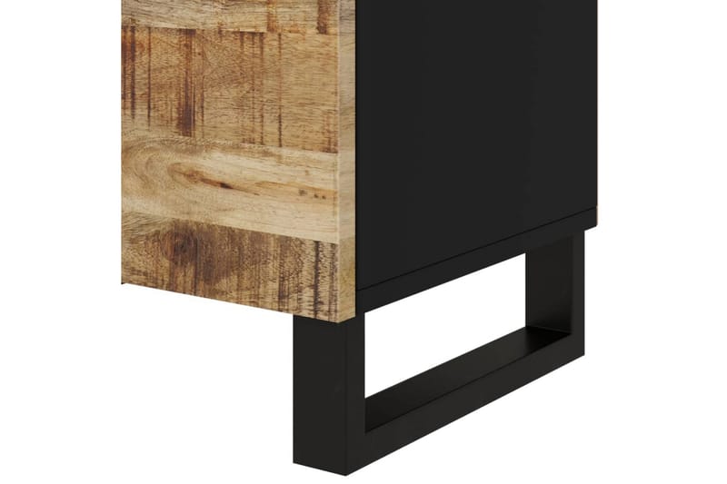 beBasic Sängbord 50x33x60 cm massivt mangoträ och konstruerat trä - Möbler - Sovrum - Sängbord