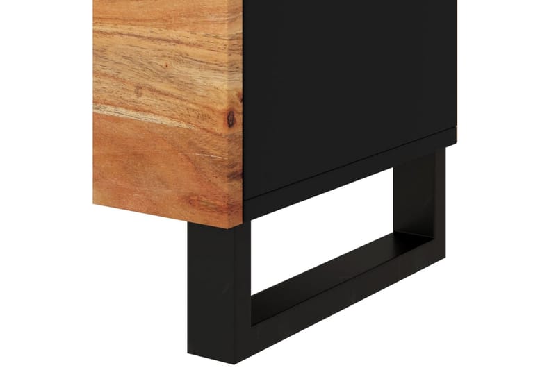 beBasic Sängbord 50x33x62 cm massivt akaciaträ och konstruerat trä - Möbler - Sovrum - Sängbord