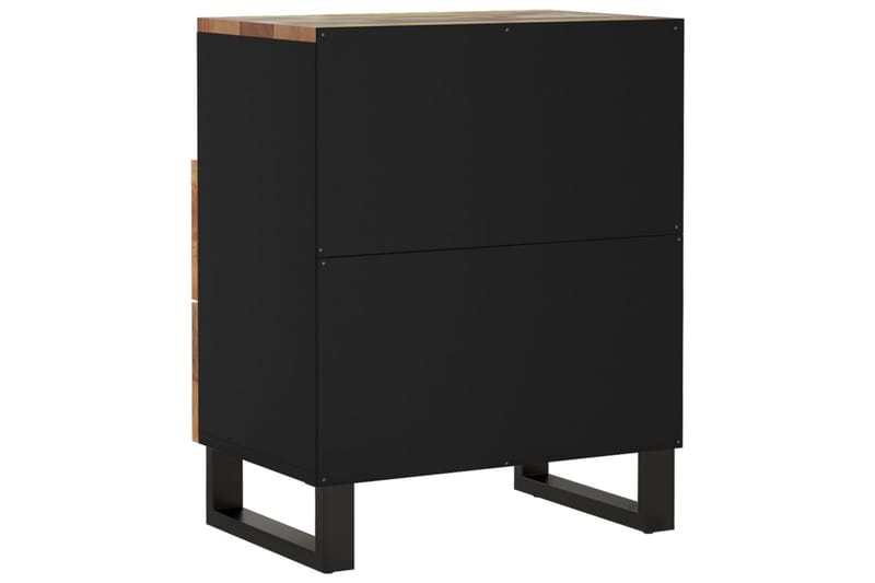 beBasic Sängbord 50x33x62 cm massivt återvunnet och konstruerat trä - Möbler - Sovrum - Sängbord