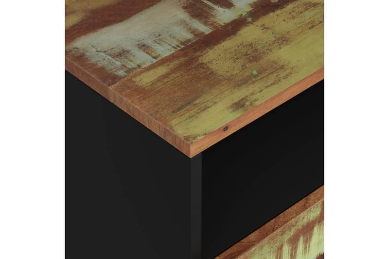 beBasic Sängbord 50x33x62 cm massivt återvunnet och konstruerat trä - Möbler - Sovrum - Sängbord