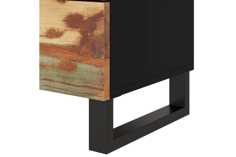 beBasic Sängbord 50x33x62 cm massivt återvunnet och konstruerat trä - Möbler - Sovrum - Sängbord
